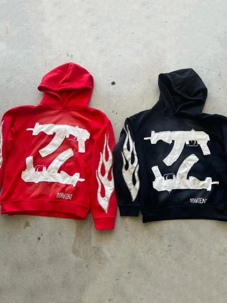 Patchwork Hoodie